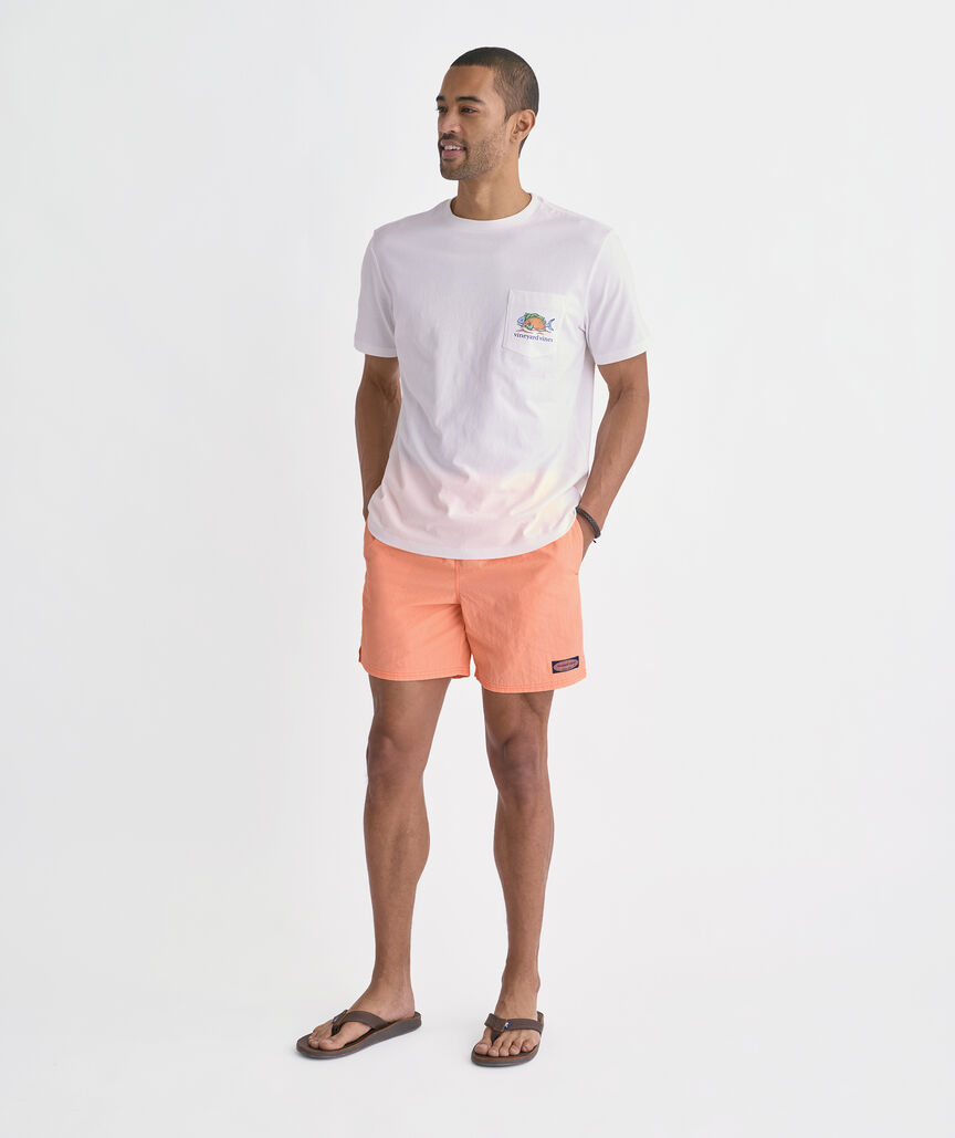 6 Inch Solid Island Swim Trunks