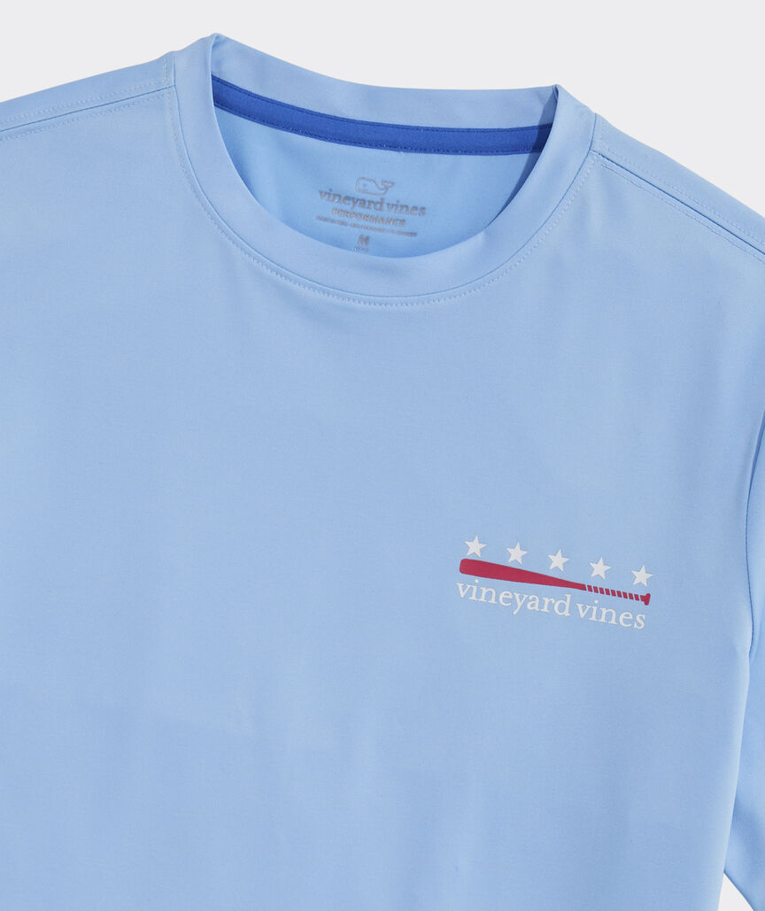 Boys' Baseball Bat and Stars Short-Sleeve Harbor Performance Tee