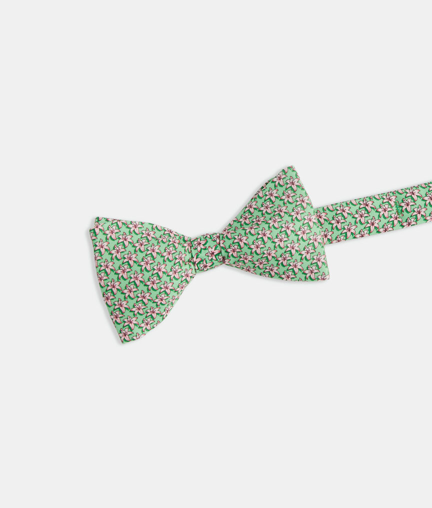 Kentucky Derby Lilies Printed Bow Tie