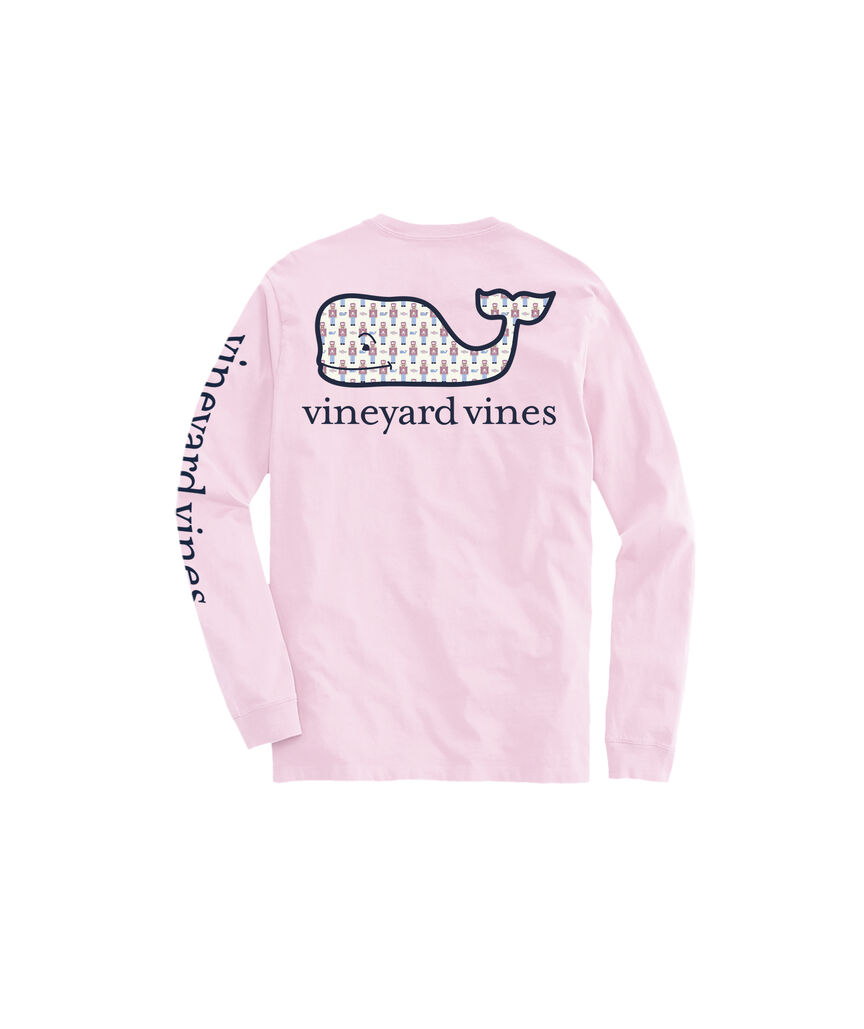 OUTLET Girls' Nutcracker Whale Long-Sleeve Pocket Tee