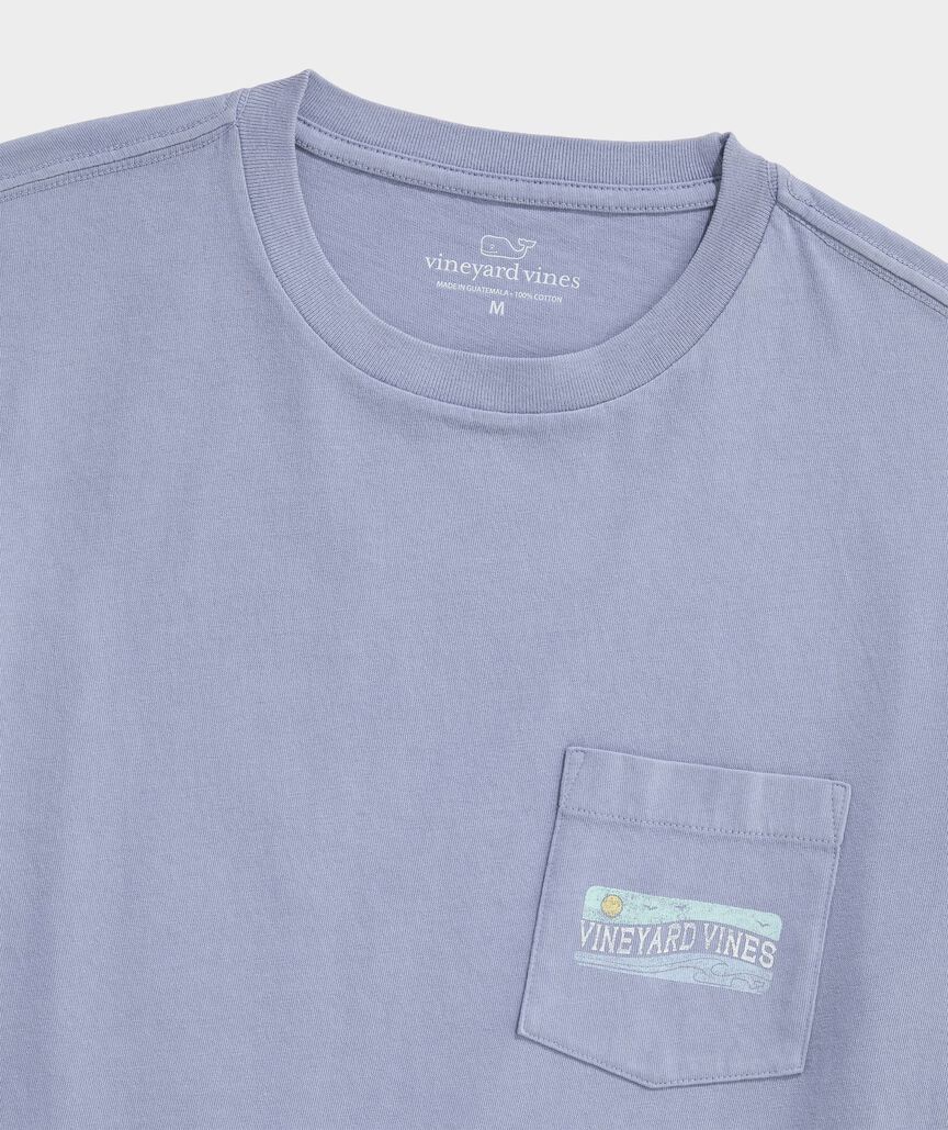 Drift Dye Sun & Waves Short-Sleeve Pocket Tee