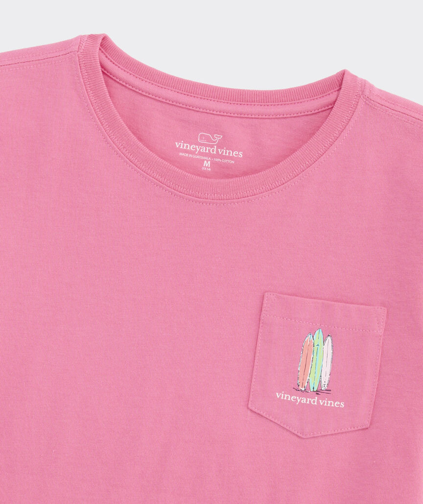 Girls' Toille Beach Signs Scenic Short-Sleeve Pocket Tee
