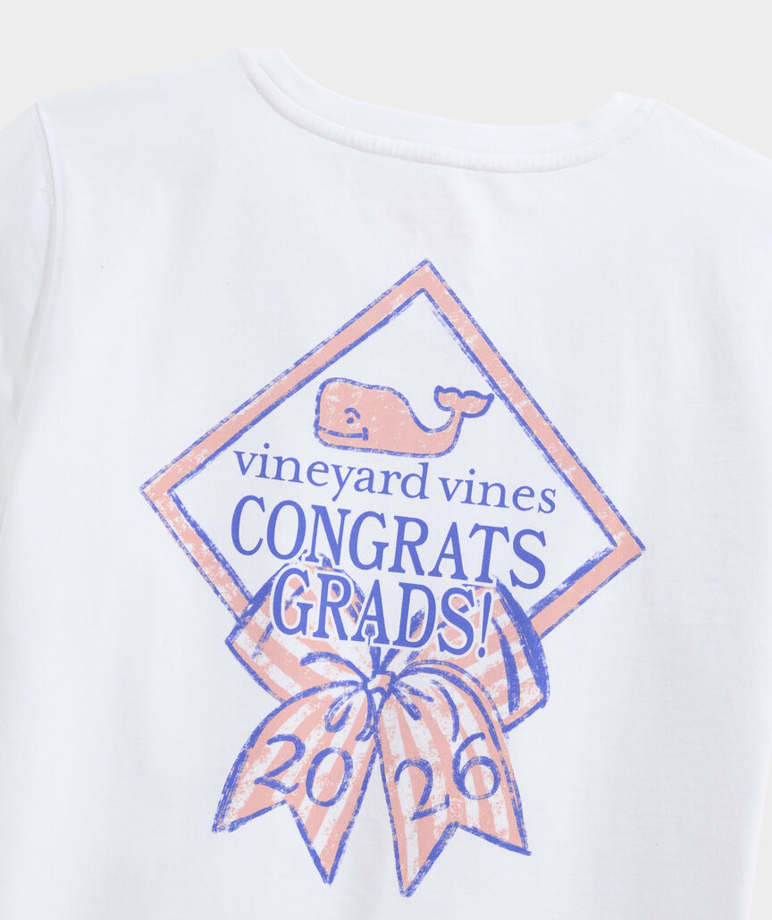 Women's 2026 Grad Cap Short-Sleeve Pocket Tee