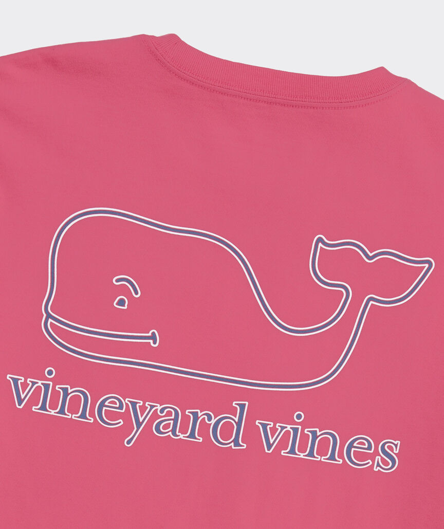 Stripe Whale Short-Sleeve Pocket Tee