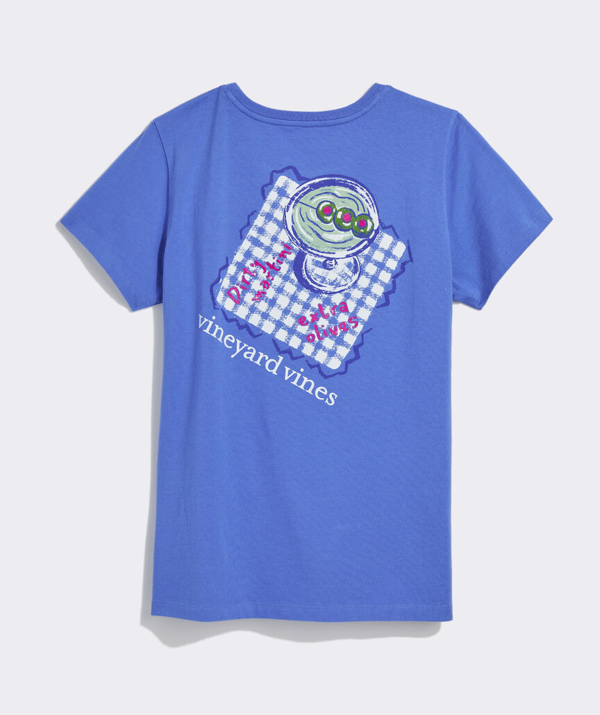 Women's Martini Picnic Short-Sleeve Pocket Tee