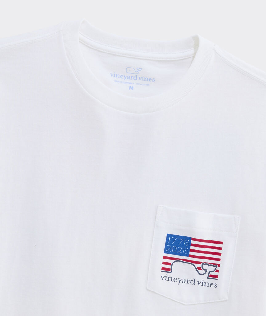 1776 To 2026 Flag Short-Sleeve Pocket Tee