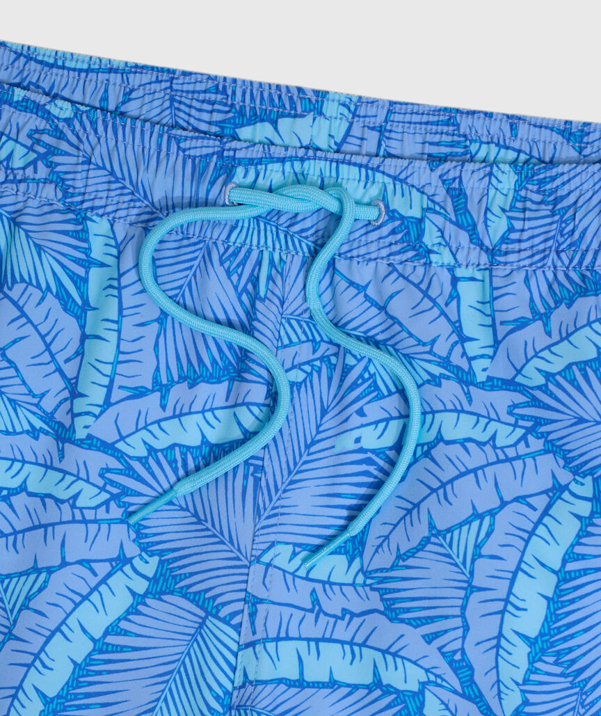 OUTLET 7 Inch Vintage Leaf Chappy Swim Trunks