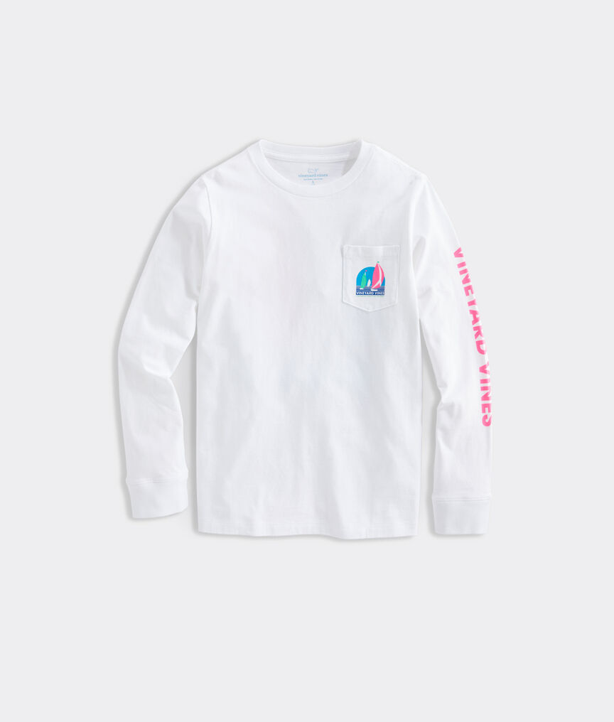Boys' Long-Sleeve Regatta Pocket Tee