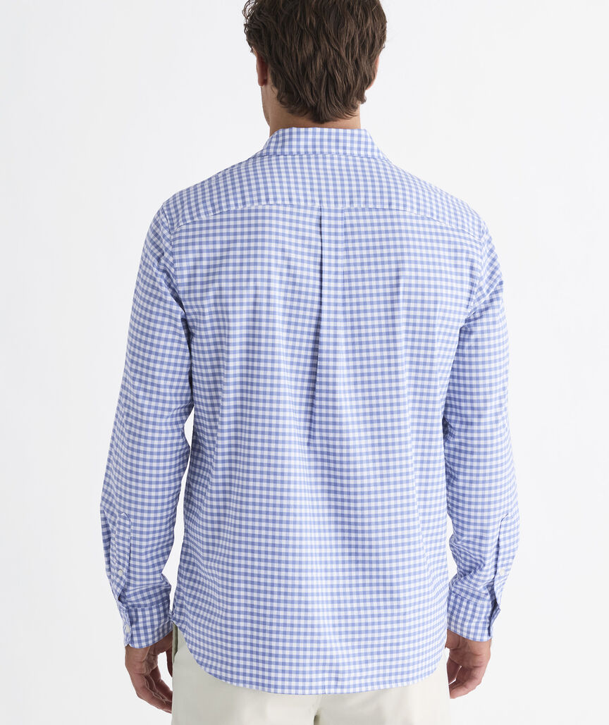 Performance Cotton Skysail Gingham Shirt