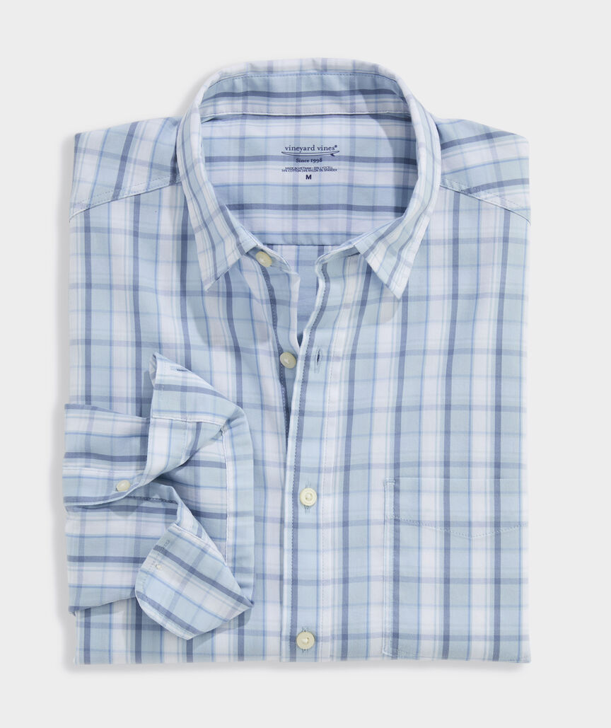 Performance Higgs Beach Plaid Sundown Shirt