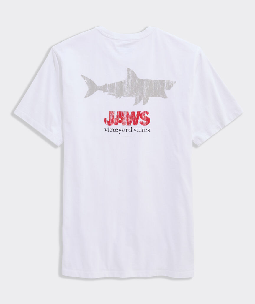 JAWS x vineyard vines Shark Silhouette Short-Sleeve Pocket Tee