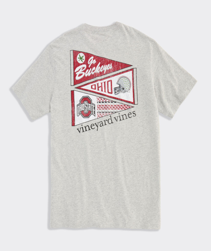 The Ohio State University Pennants Short-Sleeve Pocket Tee