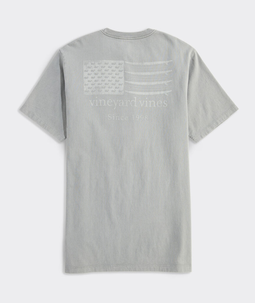 Drift Dye Tonal Flag Short-Sleeve Pocket Tee