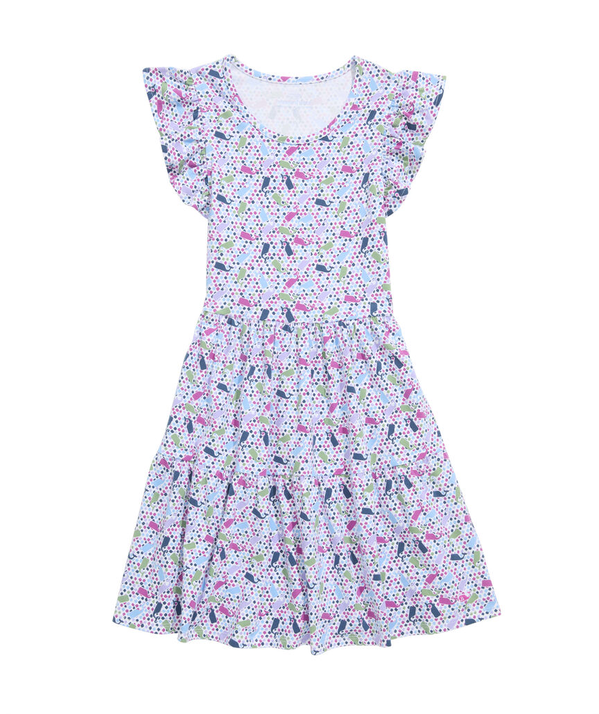 OUTLET Girls' Printed Tee Dress