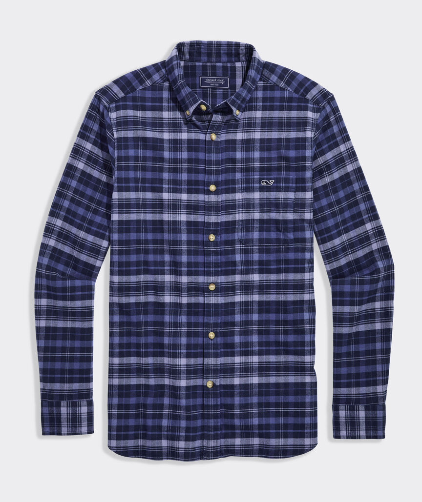Polar Plaid Vineyard Flannel Shirt