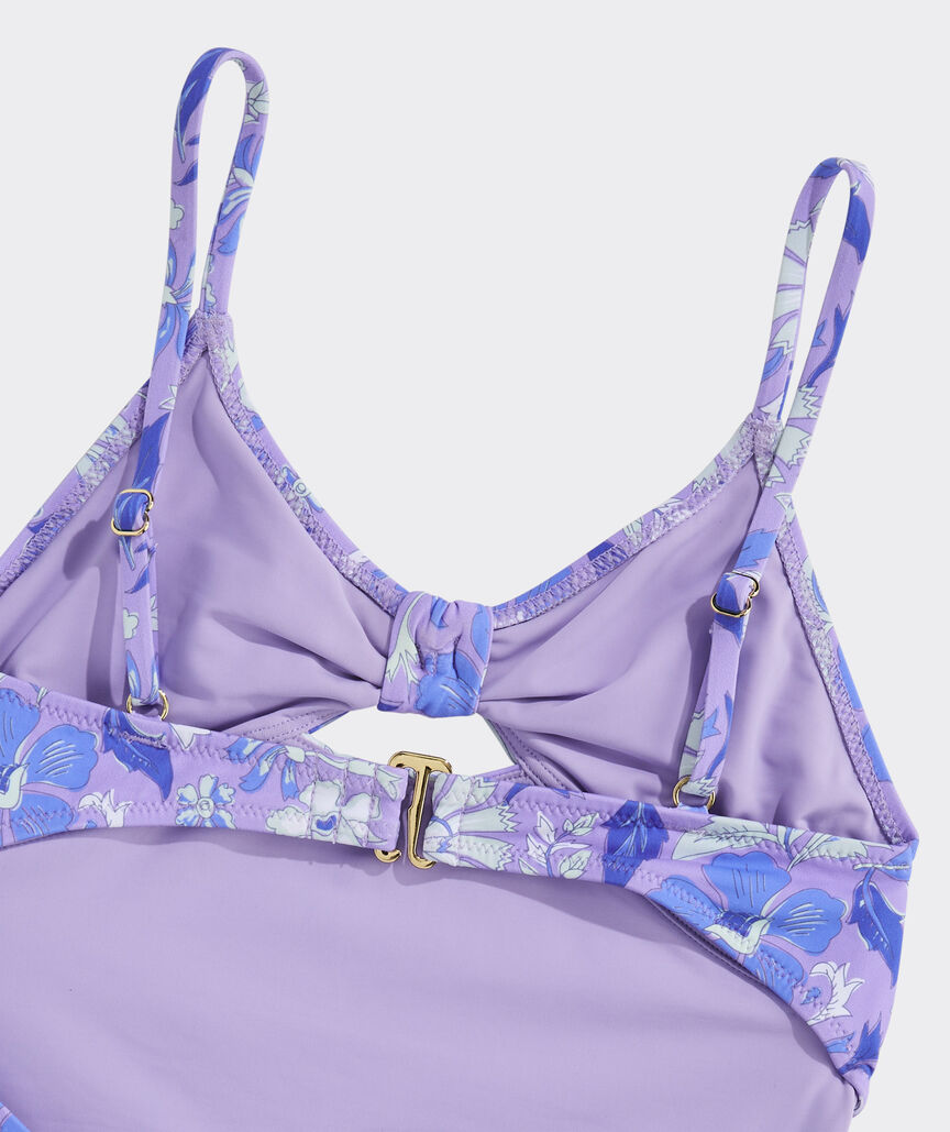 Girls' Tie Front One-Piece