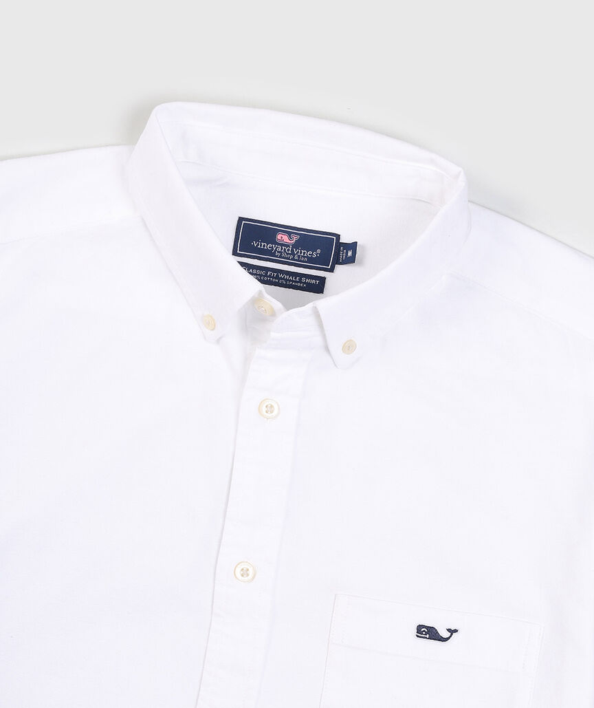 OUTLET Short-Sleeve Oxford Shirt