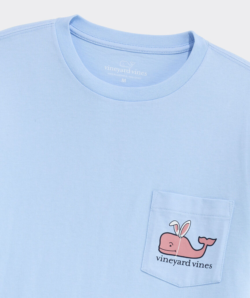 Easter Whale Long-Sleeve Pocket Tee