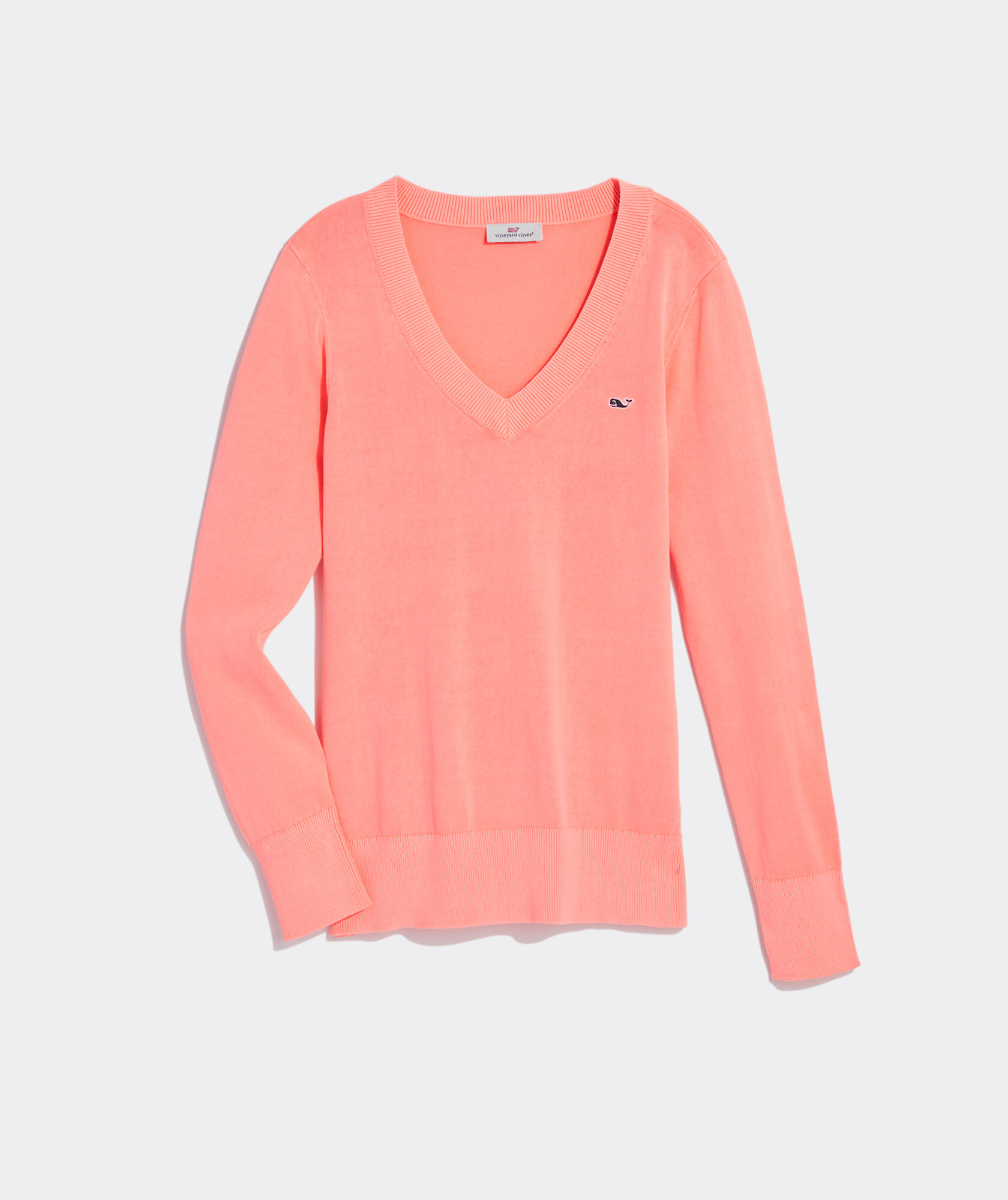 Shop GarmentDyed Heritage Cotton VNeck Sweater at vineyard vines