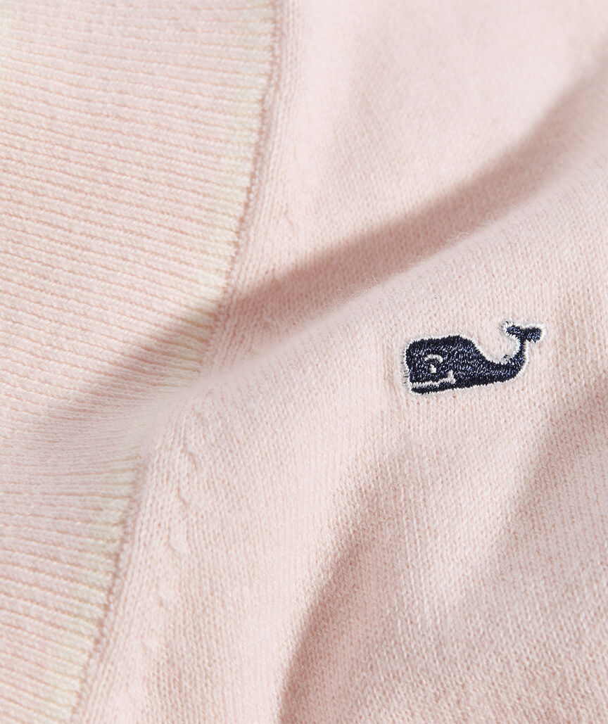 Cotton Cashmere Heritage V-Neck Sweater