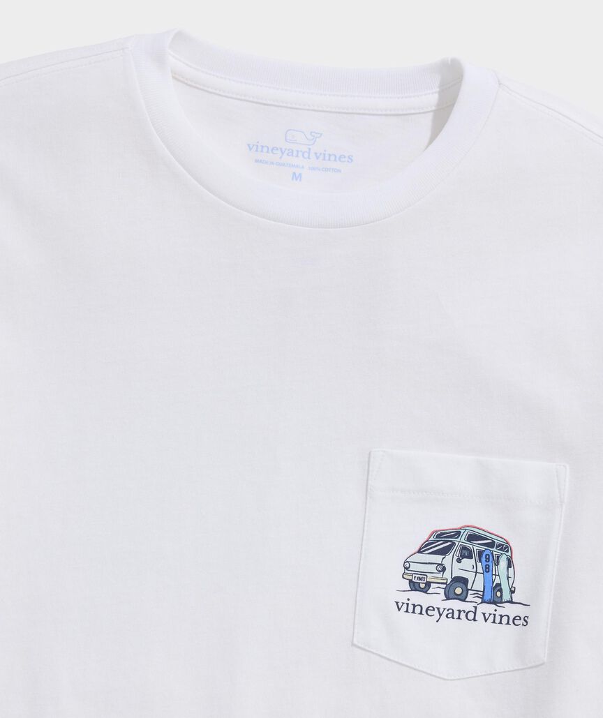 Headin' To The Slopes Long-Sleeve Pocket Tee