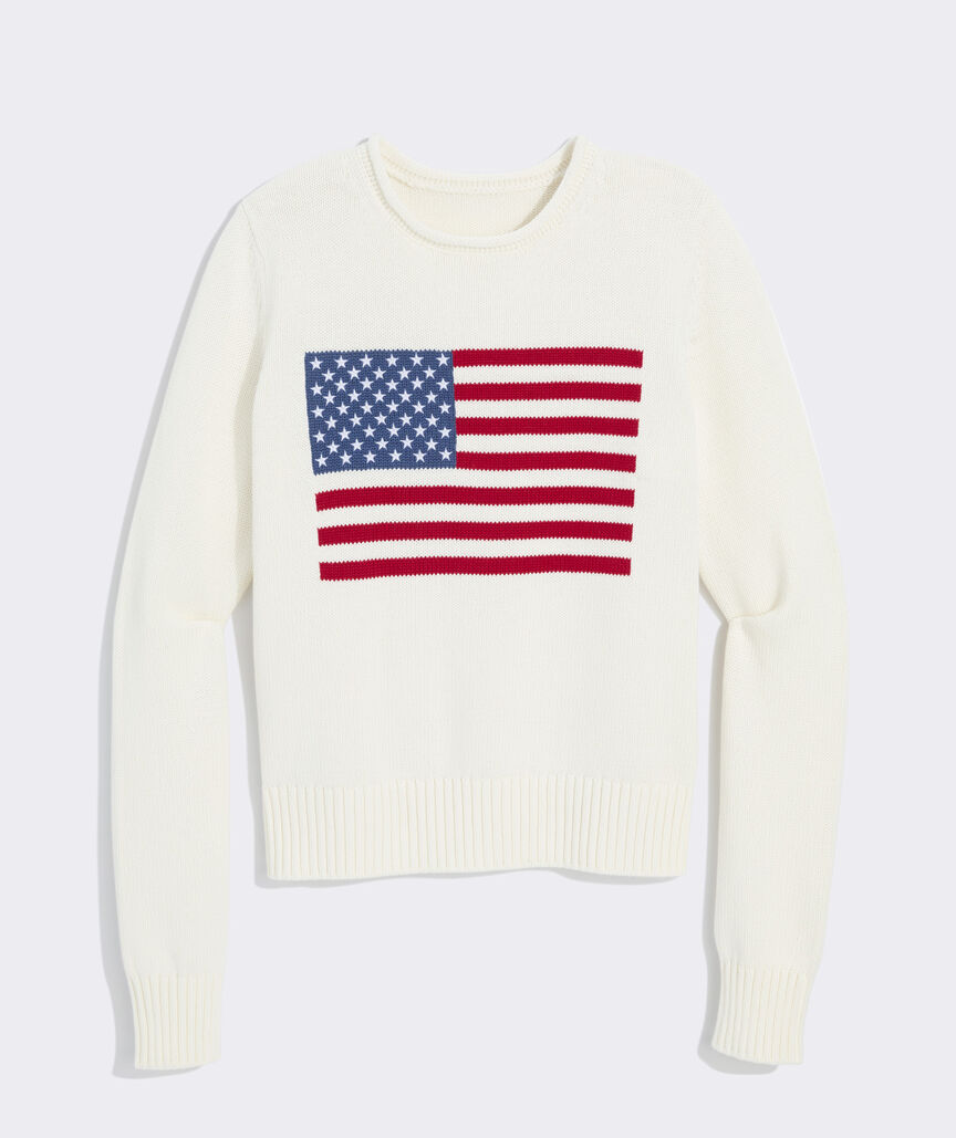 Katie Cotton Americana Rollneck Sweater