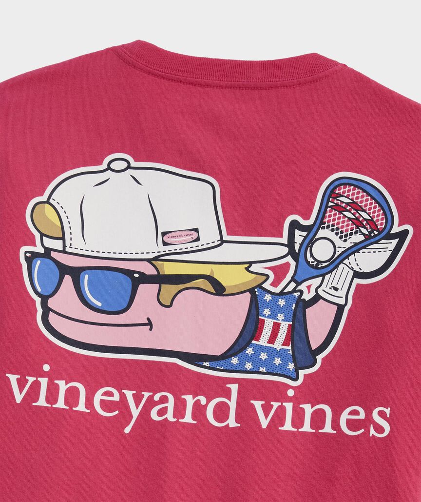 Boys' Lax Bro Whale Short-Sleeve Pocket Tee