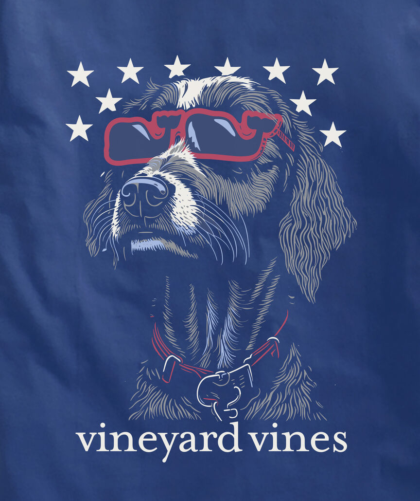 OUTLET Americana Dog Short-Sleeve Pocket Tee