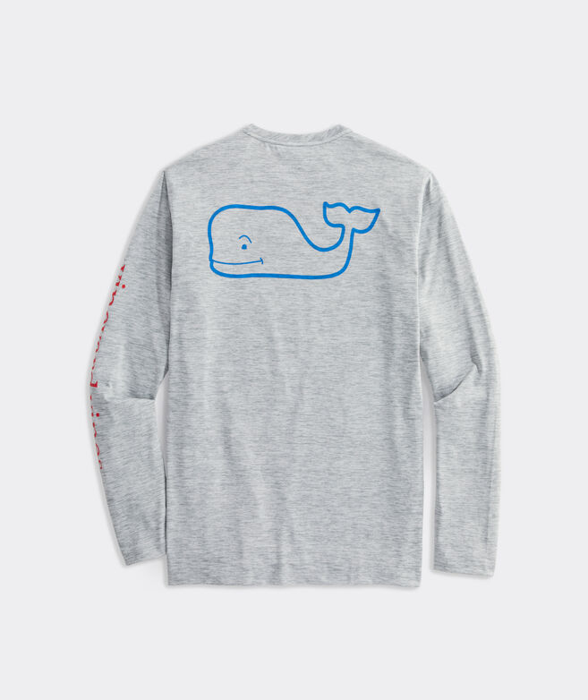 Whale Logo Long-Sleeve Harbor Performance Tee