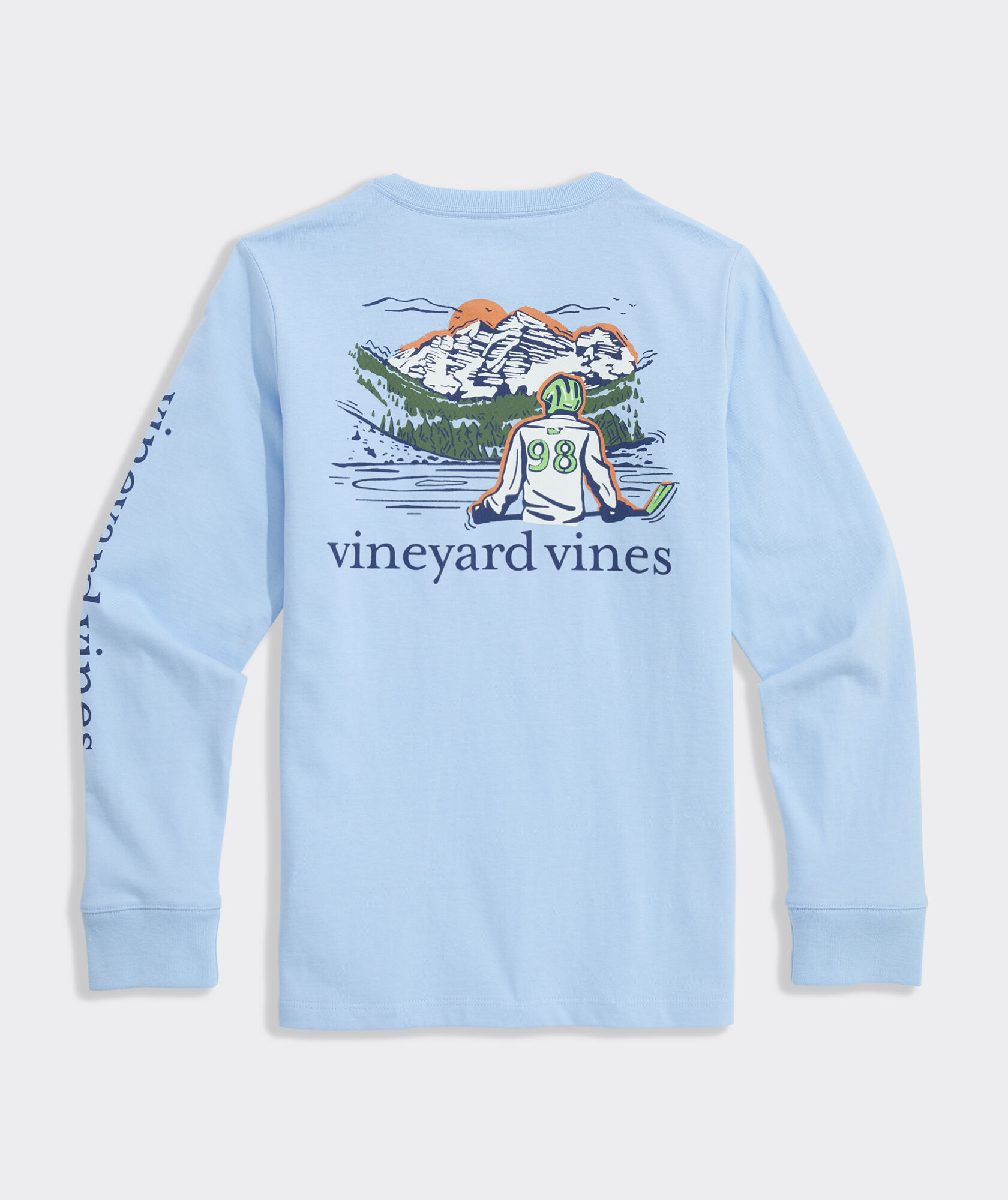 Boys' Hockey Pond Long-Sleeve Pocket Tee
