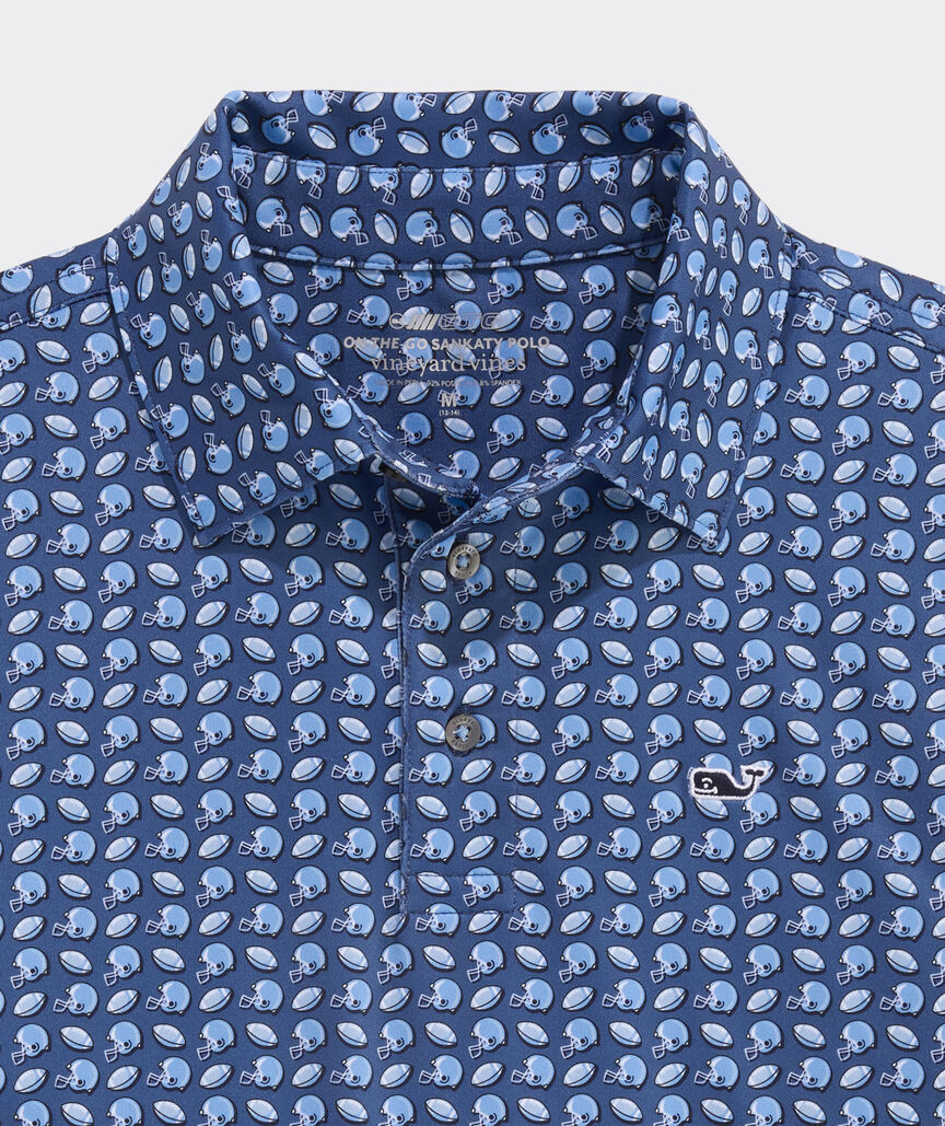 Boys' Performance Printed Sankaty Polo