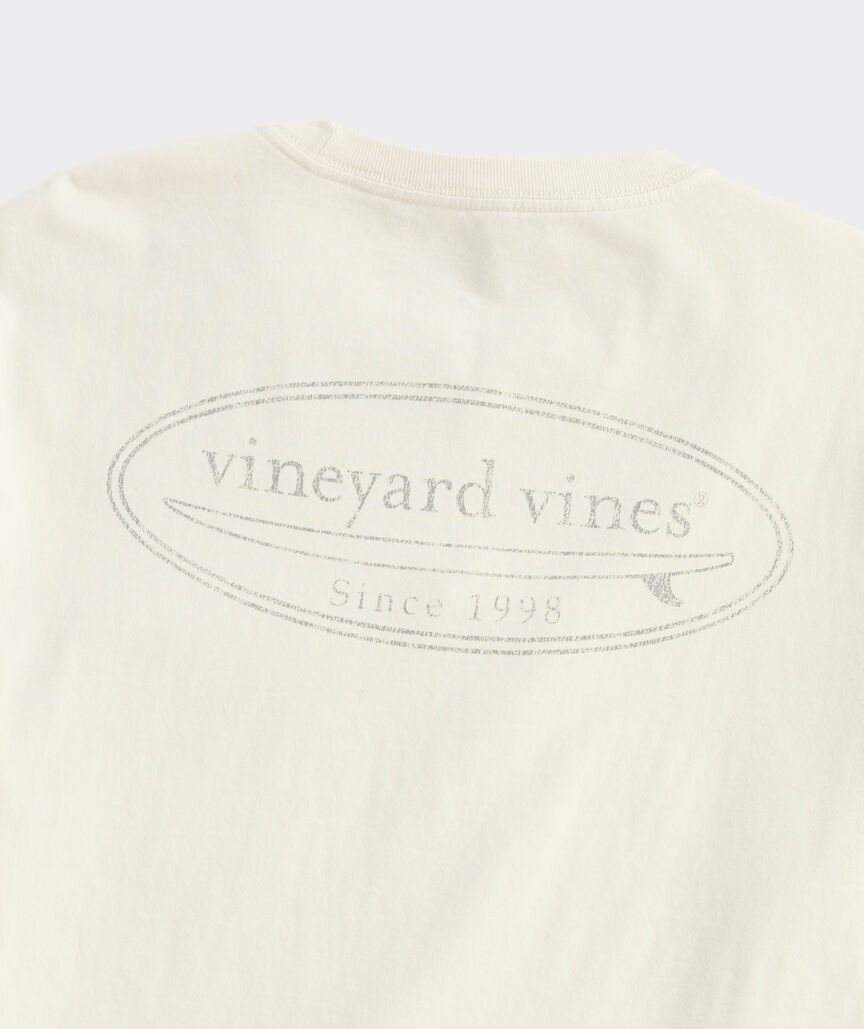 Drift Dye Outlined Surf Logo Short-Sleeve Pocket Tee