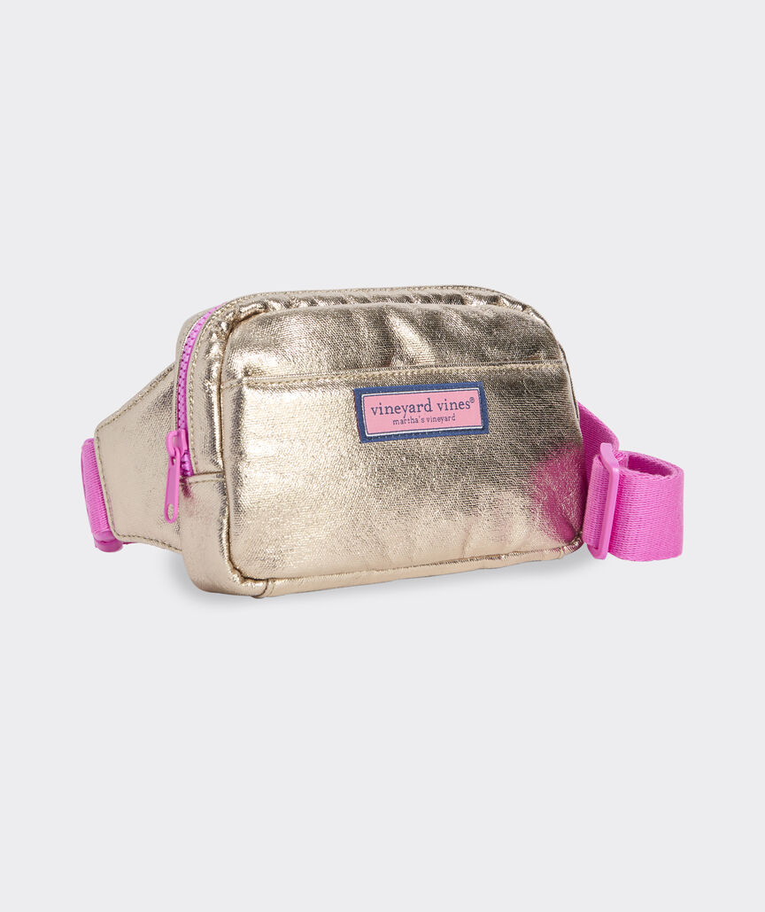 Girls' Metallic Belt Bag