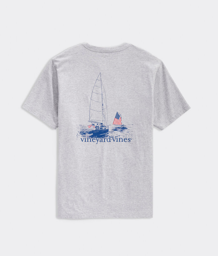 Smiling Whale Short-Sleeve Pocket Tee