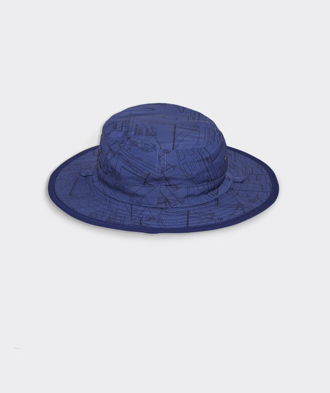 Sail Blueprint Reversible Bucket Hat