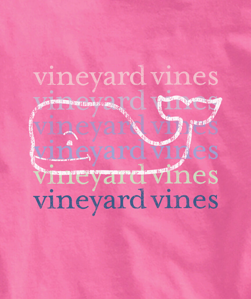 OUTLET Kids' Rainbow Whale Long-Sleeve Pocket Tee