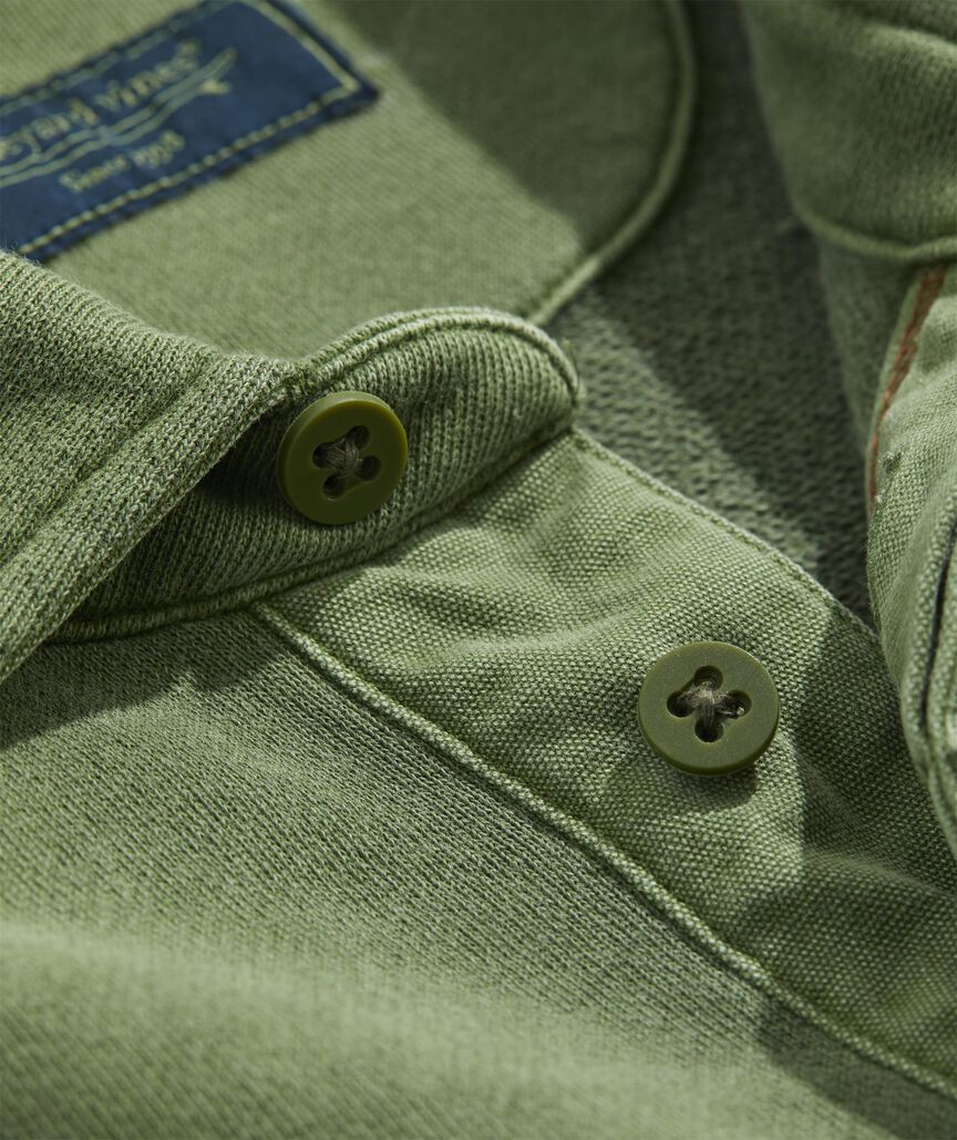 Garment-Dyed Cam Shirt