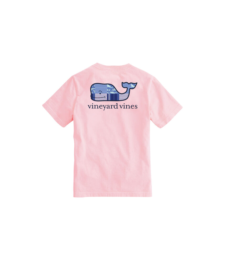 OUTLET Boys' Chappy Patchwork Whale Short-Sleeve Pocket Tee