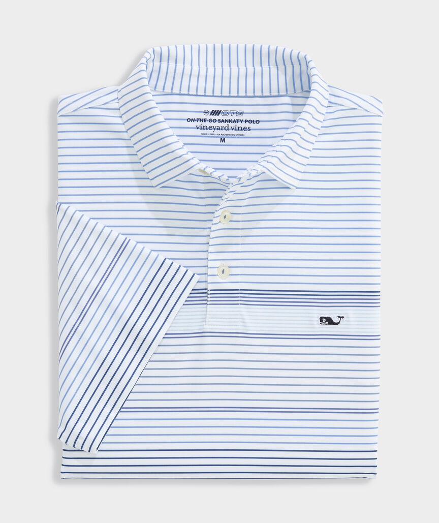 Performance Kiawah Stripe Sankaty Polo