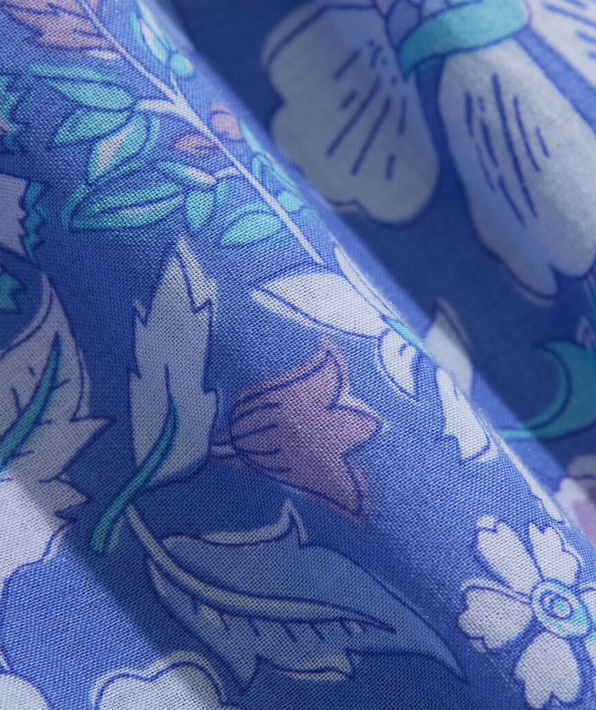 Ellen Flutter-Sleeve Maxi Dress