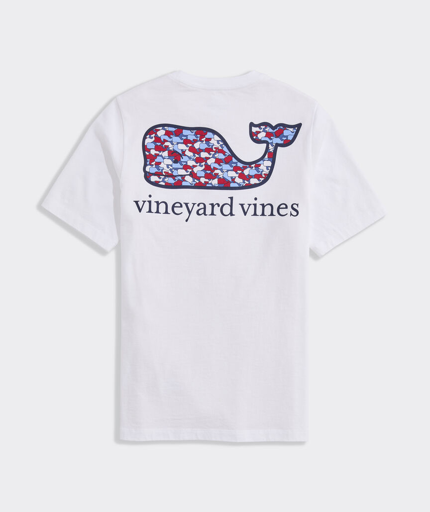 Boys' Camo Whale Short-Sleeve Pocket Tee