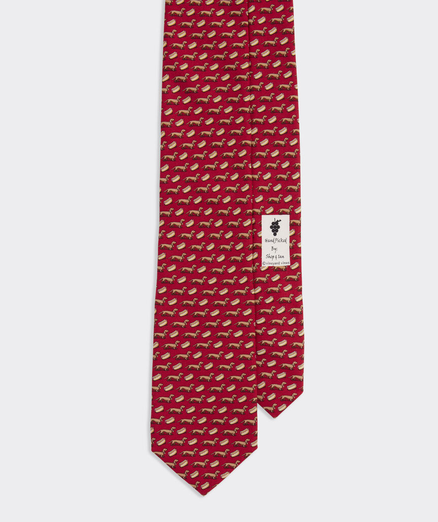 Classic Hot Dog Silk Tie