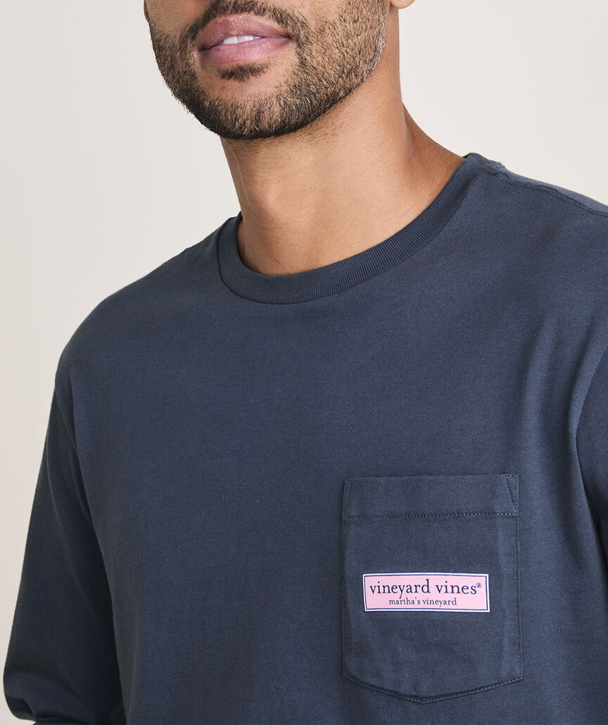 Classic Logo Box Long-Sleeve Pocket Tee
