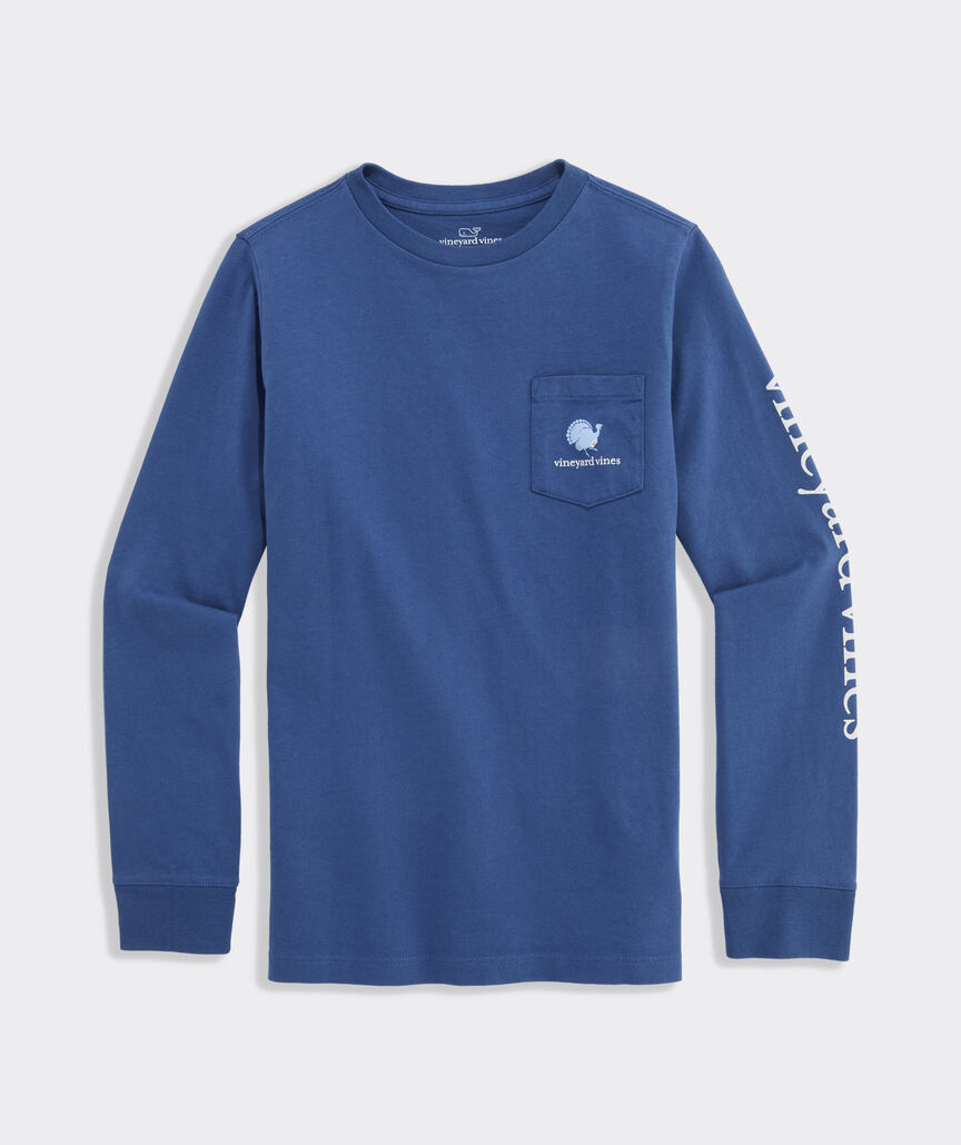 Boys' Turkey Trot Long-Sleeve Pocket Tee