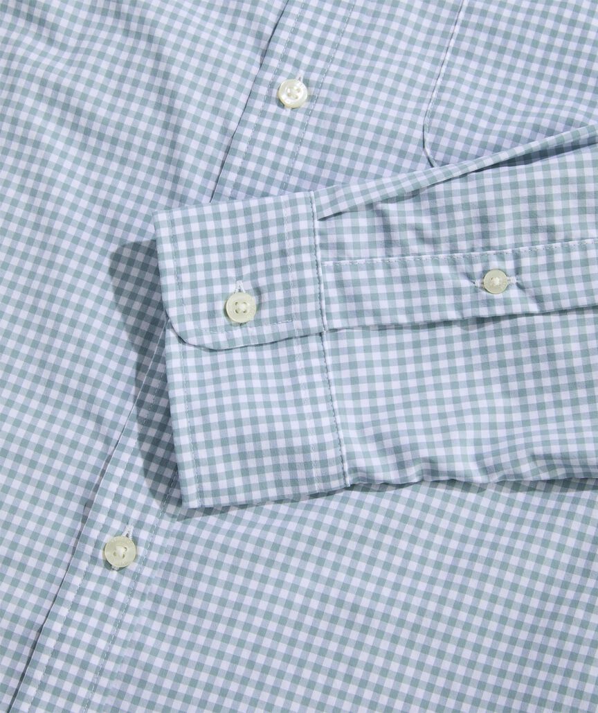 Performance Coral Reef Gingham Featherweight Shirt