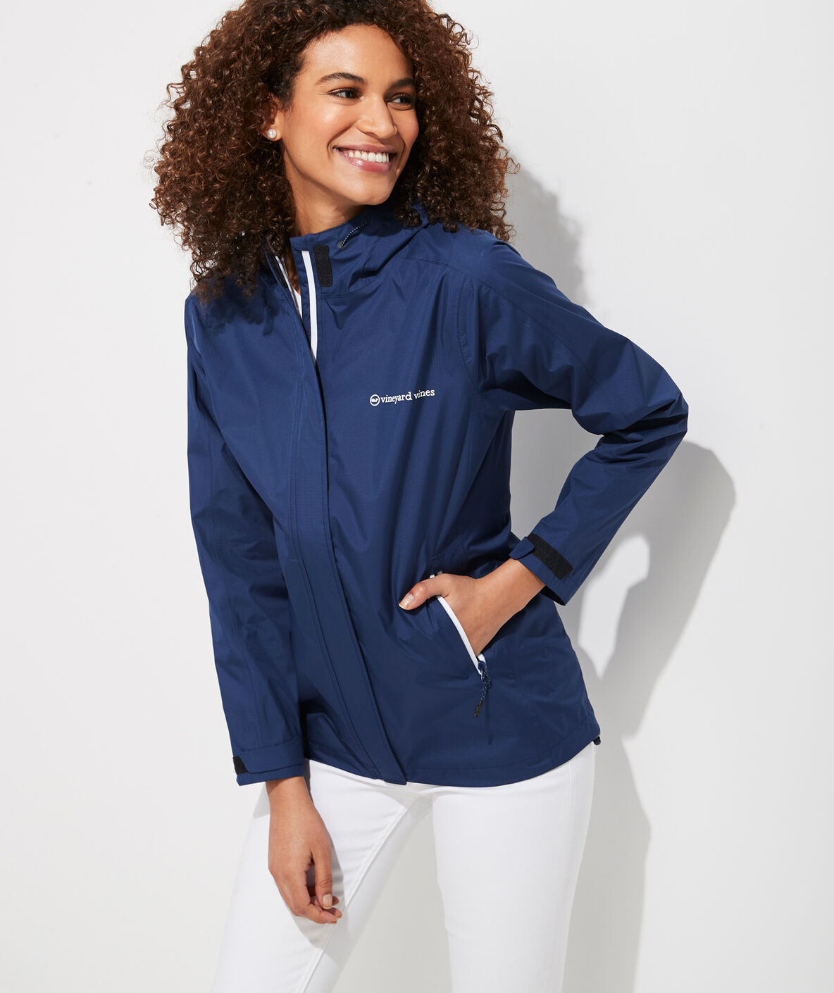 Shop StowandGo Rain Jacket at vineyard vines