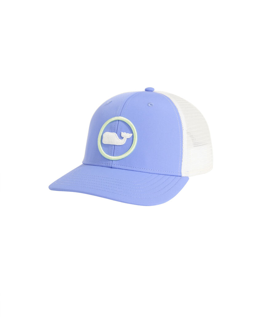 OUTLET Women's Whale Dot Performance Trucker Hat