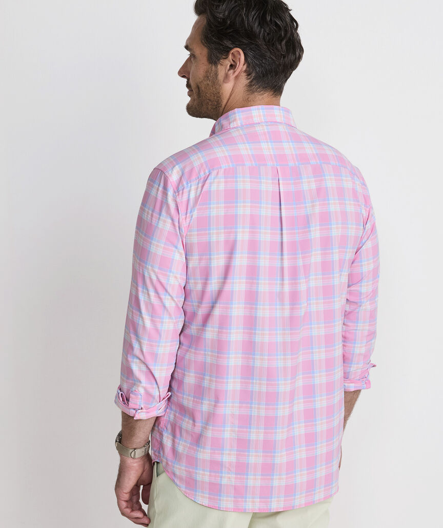 Performance Coconut Key Plaid Featherweight Shirt