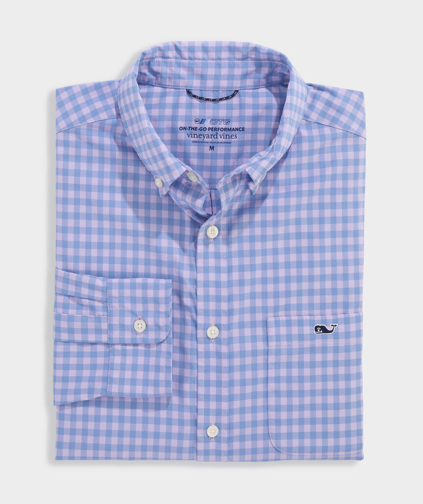 Performance Topsail Gingham Featherweight Shirt