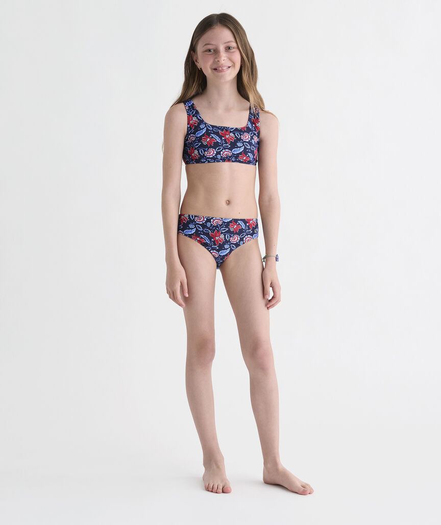 Girls' Square-Neck Bikini